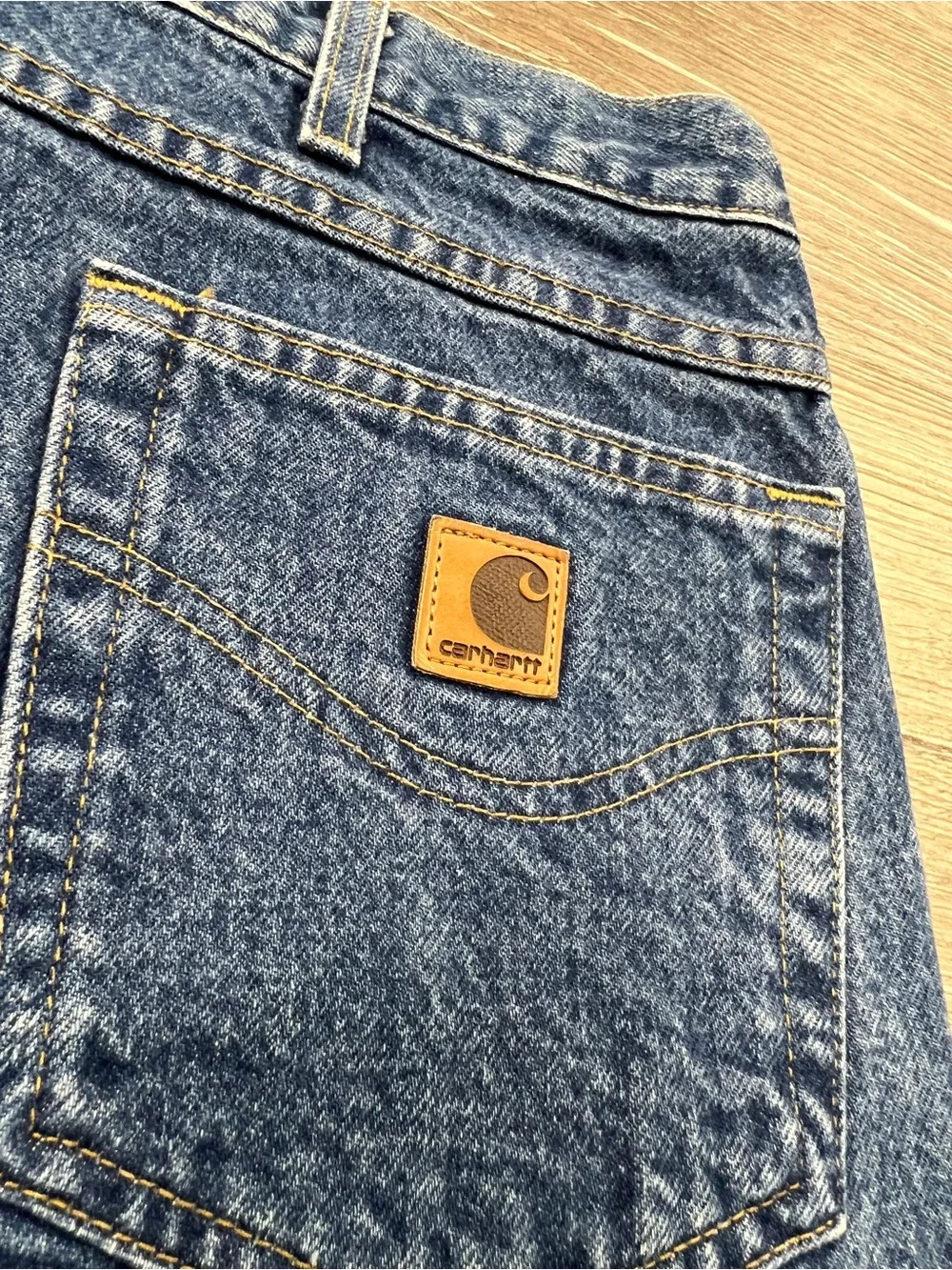 Vintage Carhartt Jean Shorts / Jorts - Mens Size 42